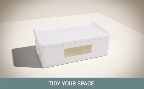 Cable management box - cable, large