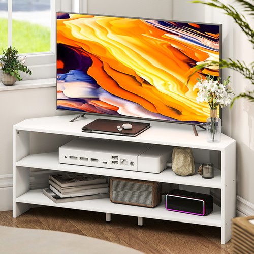 Homcom corner stand - homcom, tv