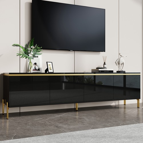 Modern high gloss stand - high-gloss, tv