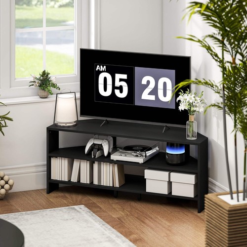 Homcom corner stand with 2 - homcom,