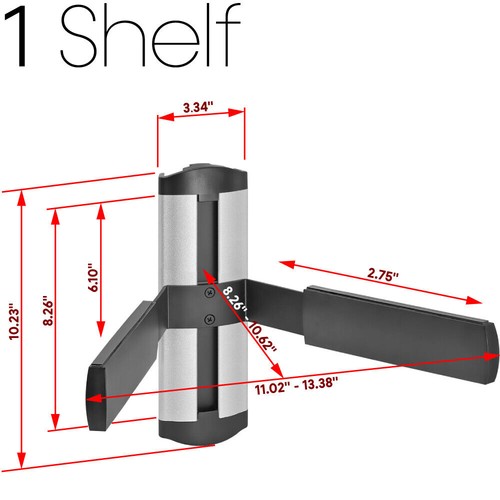 Wall mount shelf under - wall,