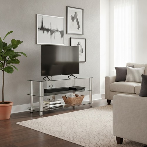 Corner stand 114cm clear - corner,
