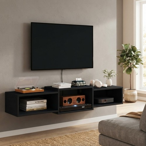 Stylish floating shelf - stylish, tv